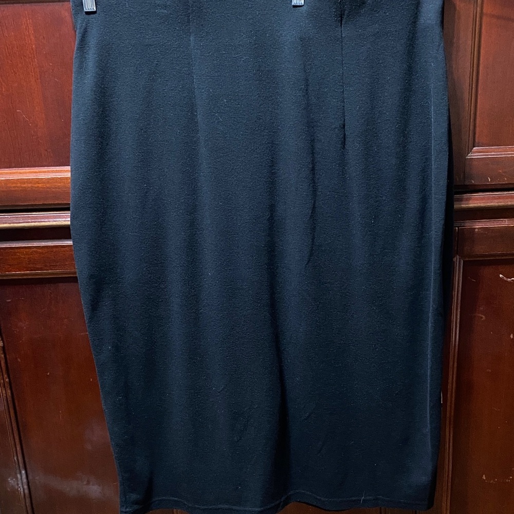 Jacque & KoKo vintage plus size 26/28 Elegant Black Pencil Skirt